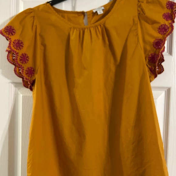 J. Crew Tops - J. Crew Mustard Blouse